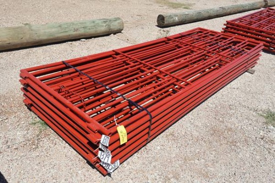 2-12' 6 RAIL RED GATES