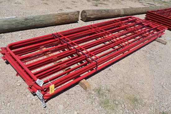 2-14' 6 RAIL RED GATE