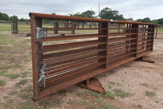 8-24' FREE STANDING PIPE PANELS, NO GATE