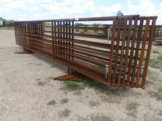 8-24' FREE STANDING PIPE PANELS WITH NO GATE