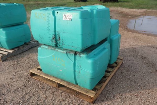 3-60 GAL POLY WATER TANK W/NO LID