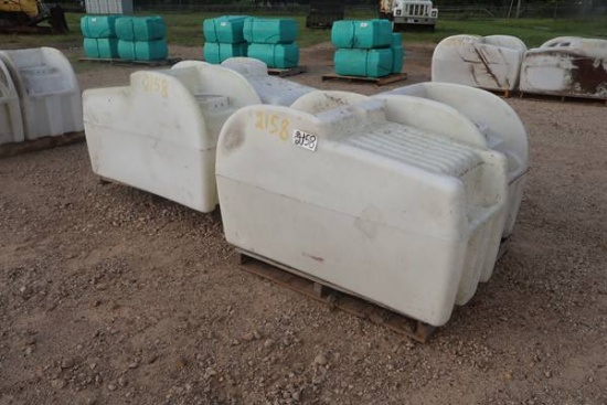 4- 80 GAL POLY WATER TANK W/NO LID