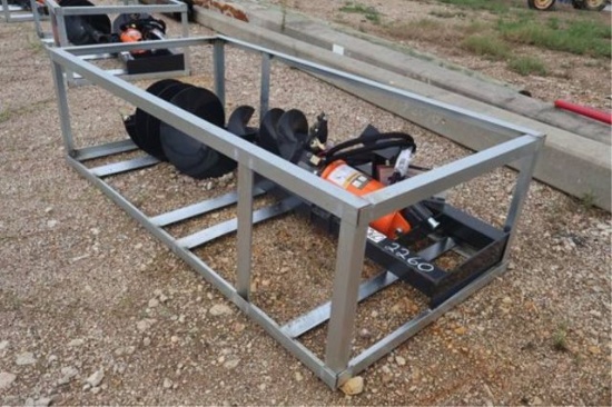 QUICK ATTACH SKID STEER AUGER DRIVE AND BIT