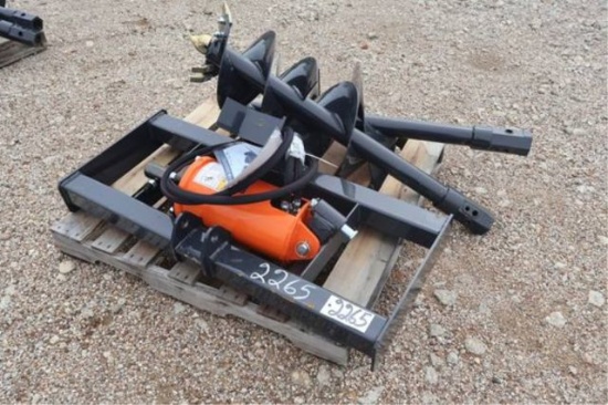 QUICK ATTACH SKID STEER AUGER BIT AND DRIVE
