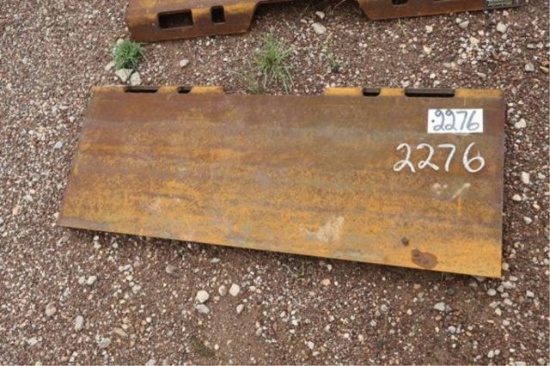 Skid Steer Weldable Plate