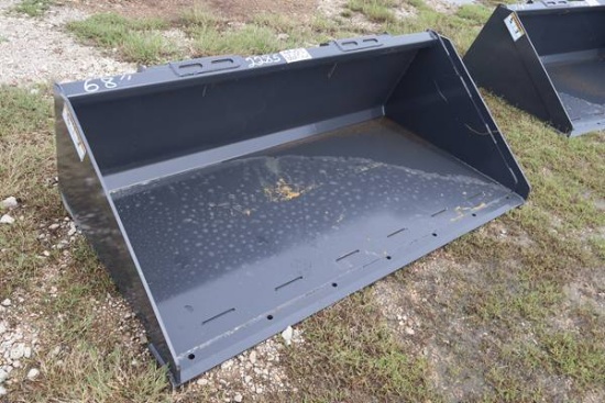 QUICK ATTACH WOLVERINE SKID STEER 68" BUCKET