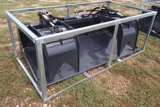 QUICK ATTACH WOLVERINE SKID STEER GRAPLE BUCKET