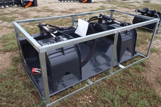 QUICK ATTACH WOLVERINE SKID STEER GRAPLE BUCKET