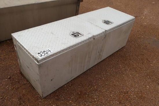 18" X 18" X 60" Aluminum Trailer Side Toolbox
