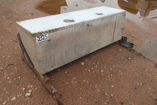 18" X 18" X 60" Aluminum Trailer Side Toolbox