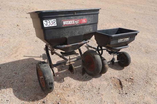 (2) PULL BEHIND YARD SEEDERS