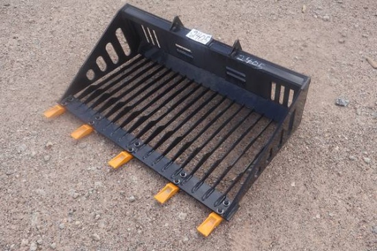 CAPTOK QT MINI 44" SKID STEER ROCK BUCKET