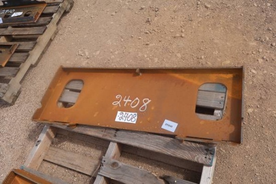 QUICK ATTACH WELDABLE PLATE FOR SKID STEER