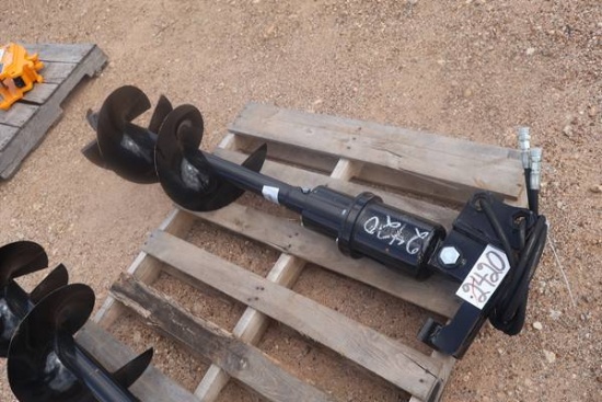 MINI EXCAVATOR POST HOLE DIGGER W/12" BIT