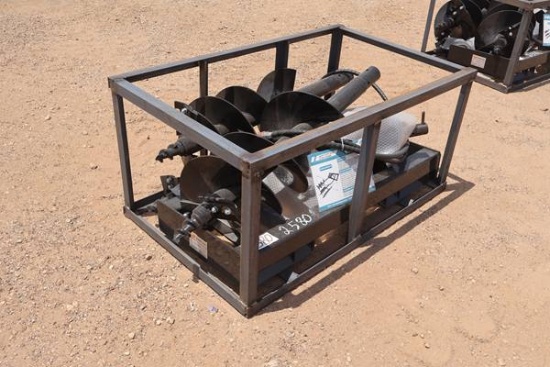 Agt Heavy Duty Skid Steer Posthole Digger