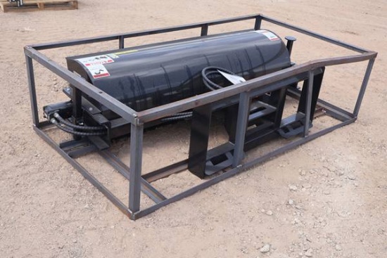 AGT QUICK ATTACH SKID STEER ROTARY ANGLE BROOM