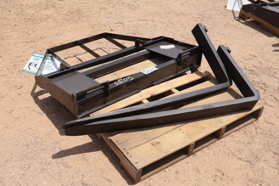 AGT QUICK ATTACH ADJUSTABLE PALLET FORKS