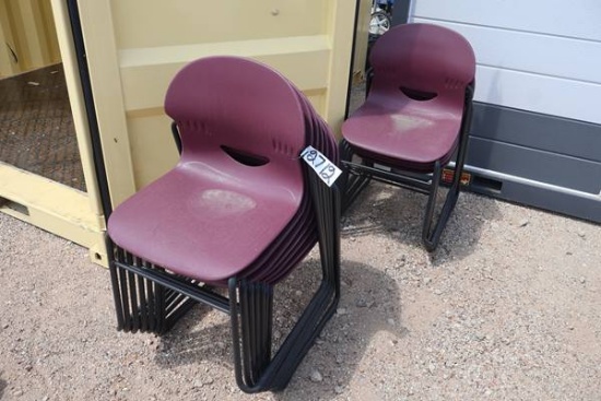 12- PLASTIC CHAIRS