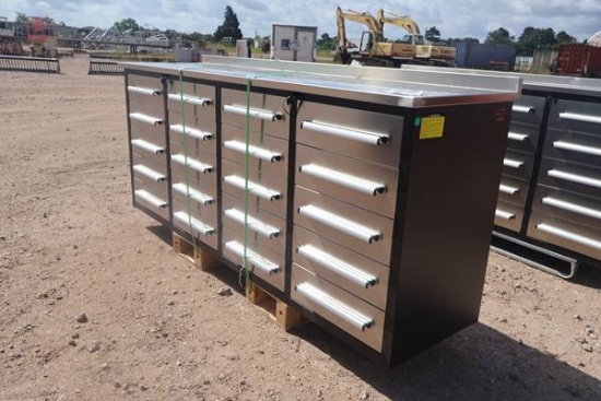 88" Stainless Tool Box