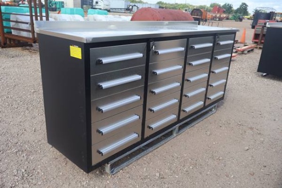 88" Stainless Tool Box