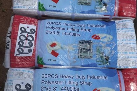 20 HEAVY DUTY POLYESTER LIFTING STRAPS