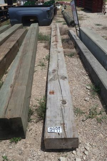 1- 12' X 6" X 20' WOOD BEAM