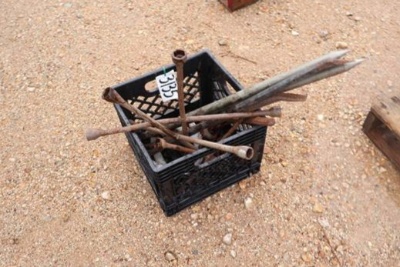 2- Nail Bars, 3- 4 Way Lug Wrenches,