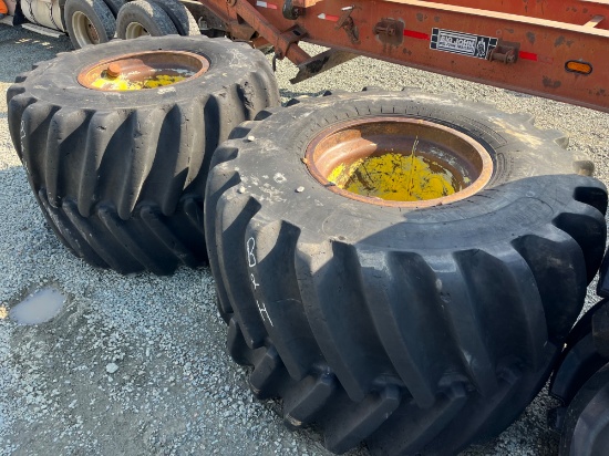 (2) DH73x50.00-32 Tires with Wheels