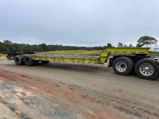 Lowboy Trailer Green