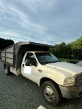 2001 Ford F450 Dump Truck with Snow Plow