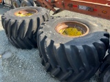 (2) DH73x50.00-32 Tires with Wheels