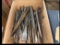 Box Lot of Chisels & Punches