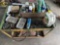 Metal Rolling Cart & Contents