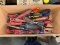 Box Lot of Screw Drivers & More