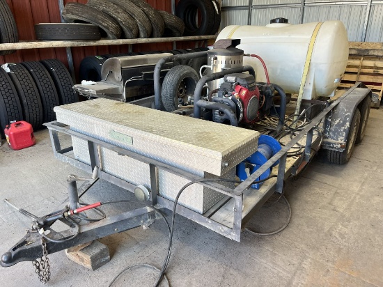 Mobile Pressure Washing Set Up