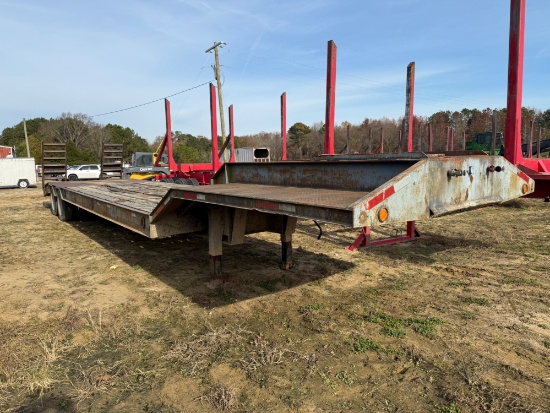 1992 Sopko Lowboy Equipment Trailer