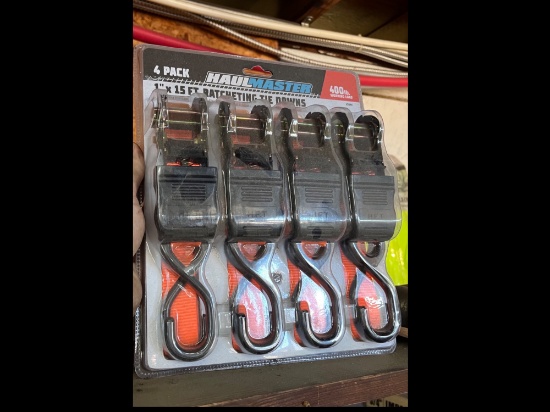 Pack of (4) Ratchet Straps