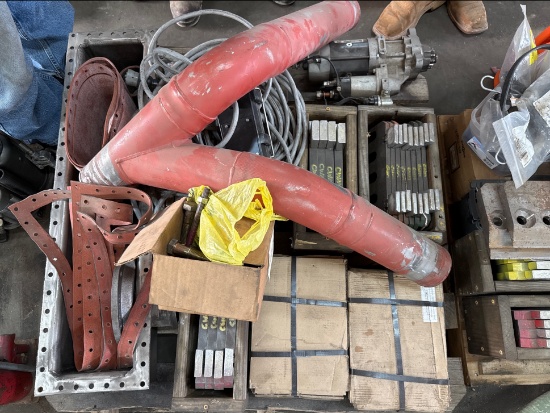 Pallet of Morbark Chipper Parts & Knives