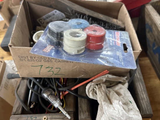 Box lot testers,soldering wire,quick disconnect and more