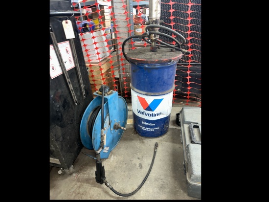 Air Operated Grease Gun & Grease Gun Reel