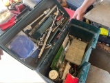 Box of Air Tools and Chucks