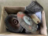 Box lot wire brush wheels and cups