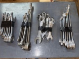 Lot of Standard & Metric Wrenches