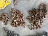 Lot of (3) 3/8 & 5/16 Chains