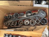 3/4 drive socket set box lot