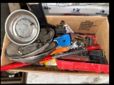 Box Lot of Misc Tools, Snap On- Pittsburgh & More