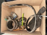 Box Lot of Locks With Keys