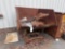 Metal Bin and Contents