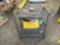 Metal cart with contents