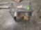Metal cart with contents